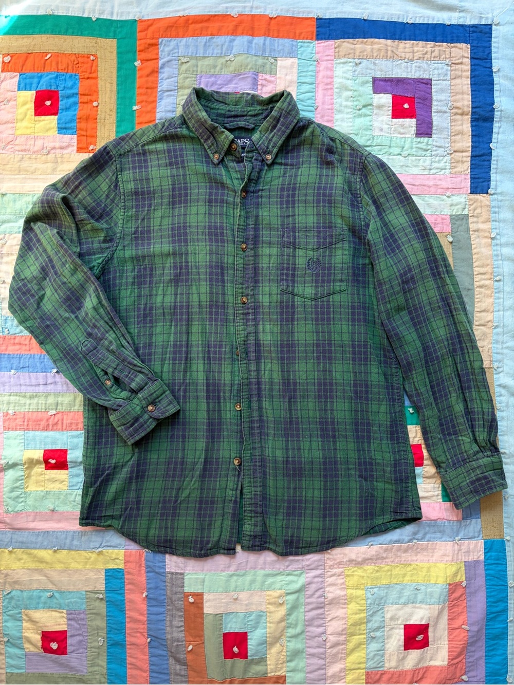 Vintage Chaps Plaid Flannel